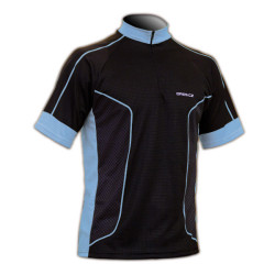 Pánský cyklistický dres MTB Geometry modrý